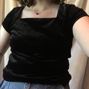Velvet top